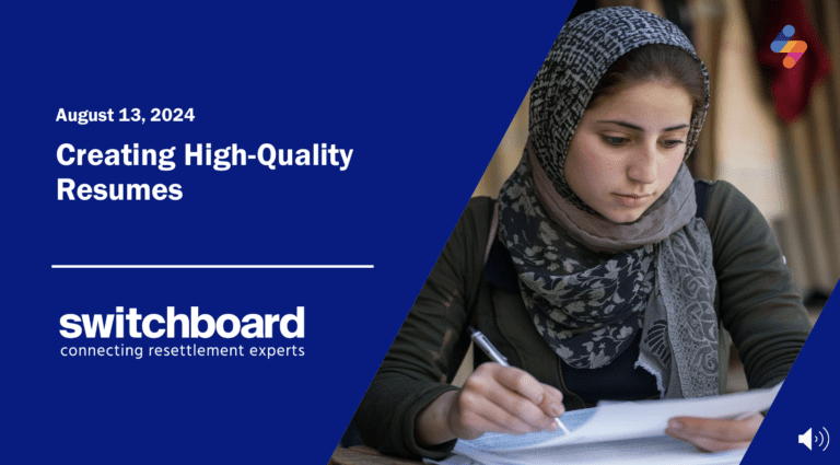 Creating High-Quality Resumes